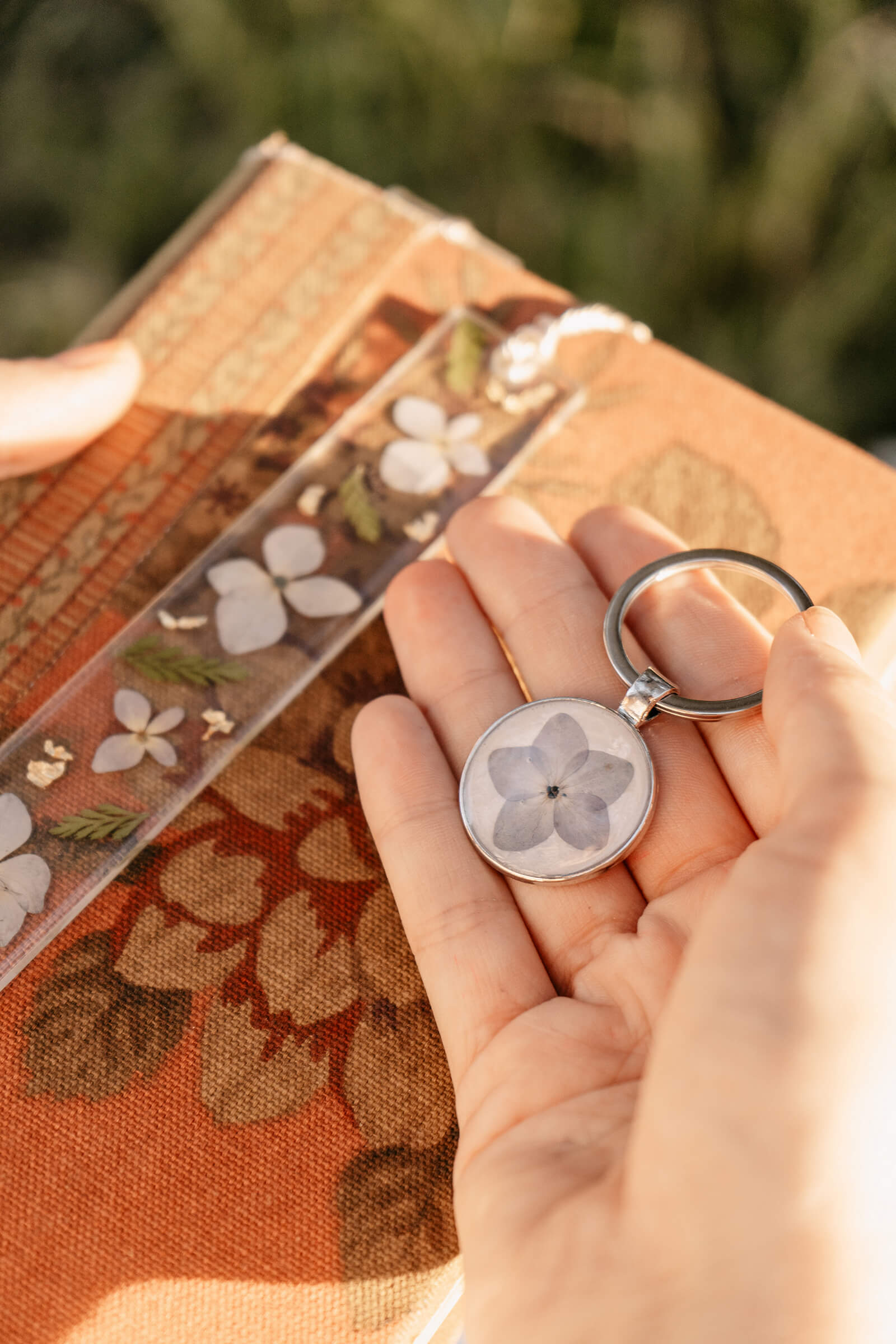 Flower Followers lifestyle 39- Hydrangea bookmark & keychain