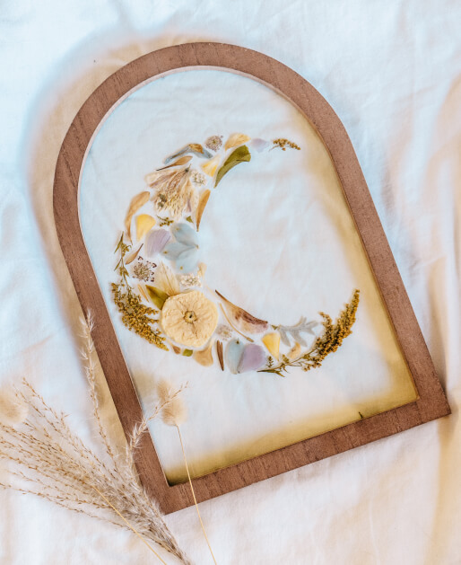 Pressed flower frame cover